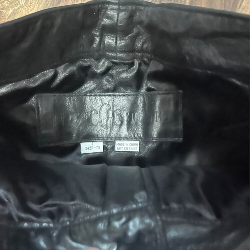Nuage black leather pants size 4 - Picture 6 of 7